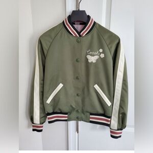 Slightly Used Authentic Coach Reversible Varsity Women’s Jacket $100